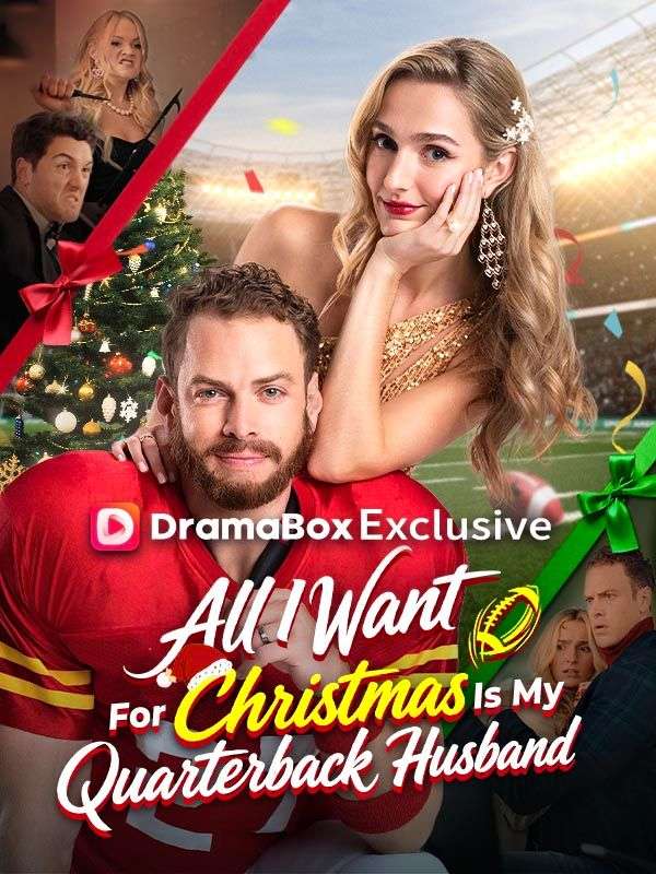 All I Want For Christmas Is My Quarterback Husband poster