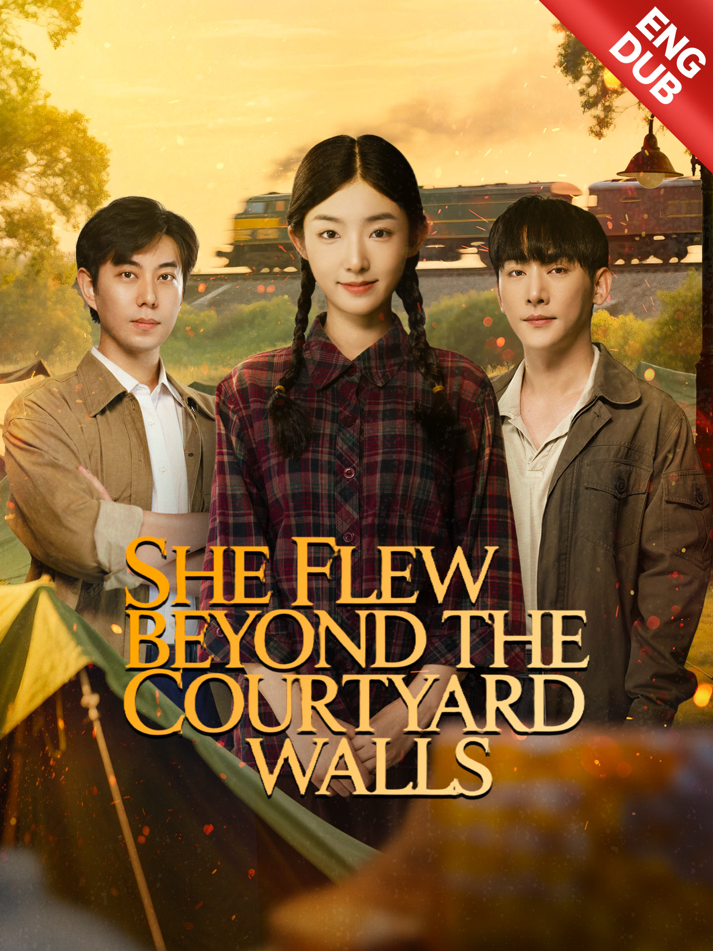 [ENG DUB] She Flew Beyond the Courtyard Walls poster