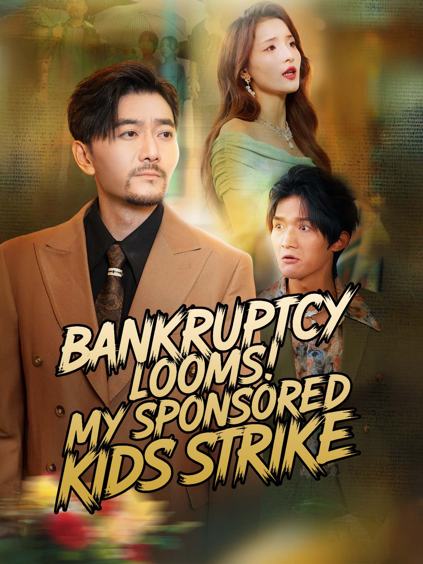 Bankruptcy Looms! My Sponsored Kids Strike poster