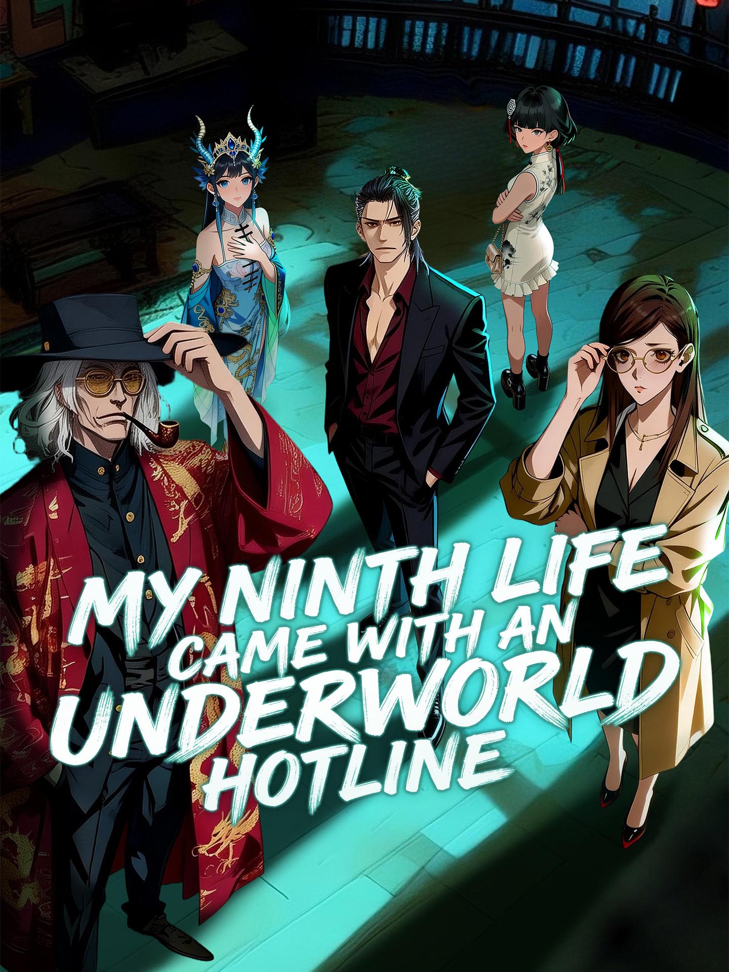 My Ninth Life Came With an Underworld Hotline poster